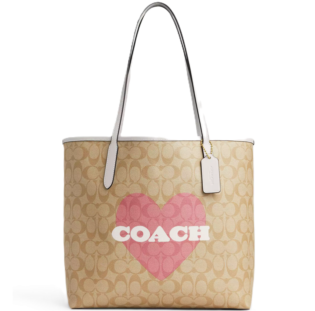 Túi Coach City Tote Signature Canvas 'Light Khaki' CP052-IMOTV