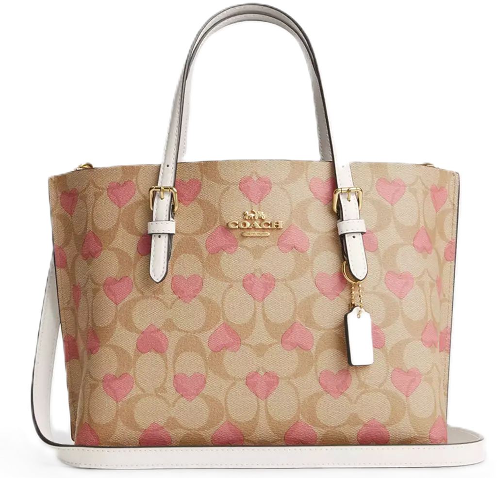 Túi Coach Mollie Tote 25 Signature Canvas 'Light Khaki' CP057-IMOTV