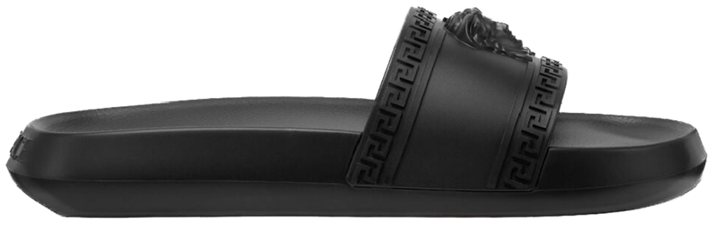 Dép Versace Palazzo Sliders 'Black' 1008733-DGO9G-1B000