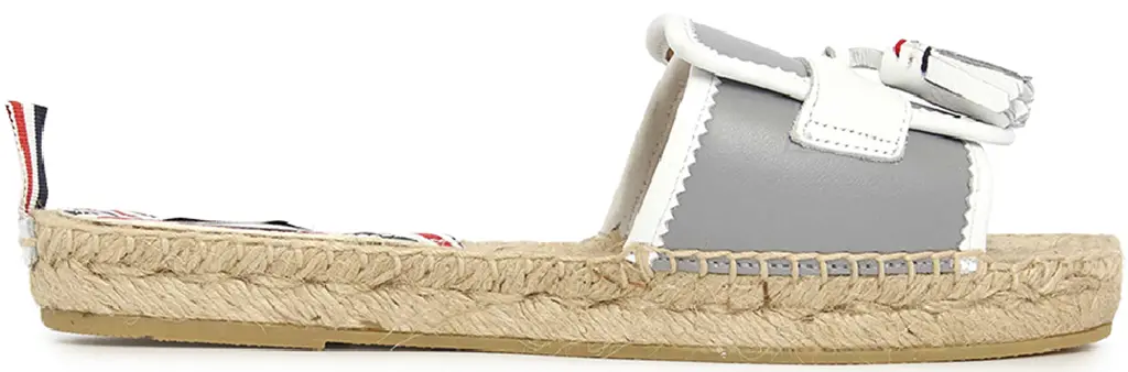 Dép Thom Browne Tassel Penny Espadrille Sandals 'Gray' FFF115A-05584-133