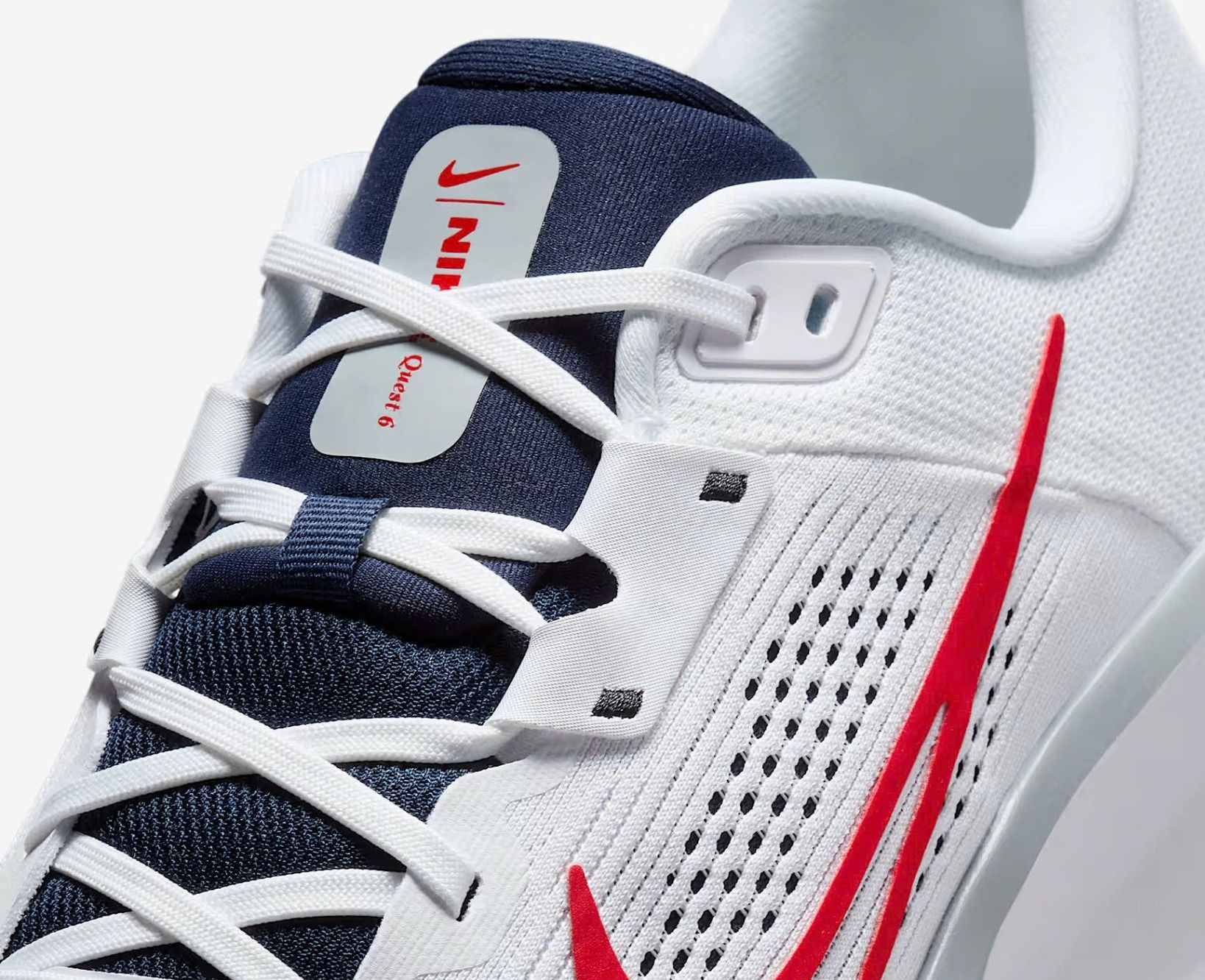 Alternative view of Giày Nike Quest 6 'White Obsidian Wolf Grey' FD6033-107