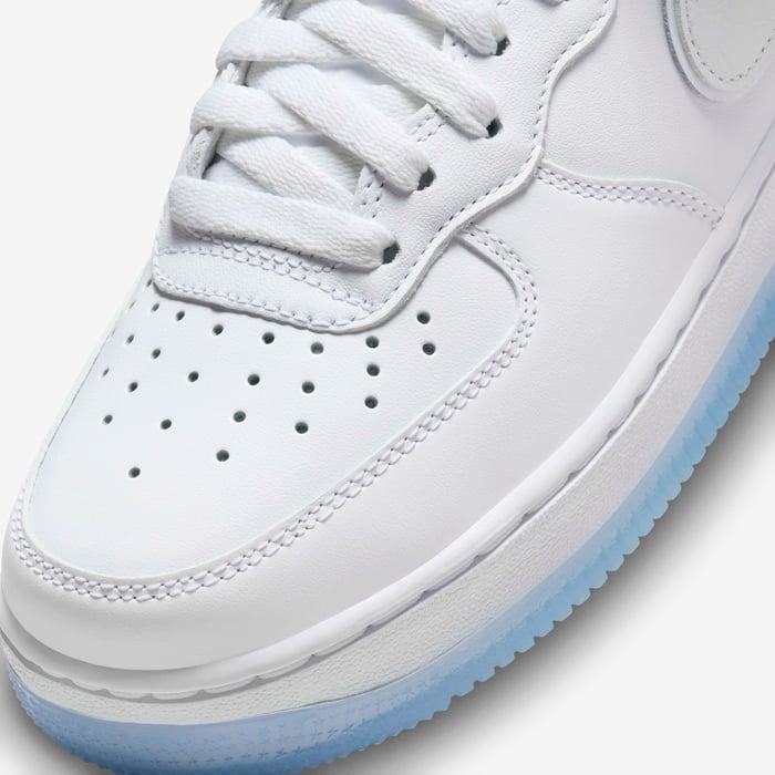 Alternative view of Giày Nike Air Force 1 Low GS 'White Hydrogen Blue' CD6915-103