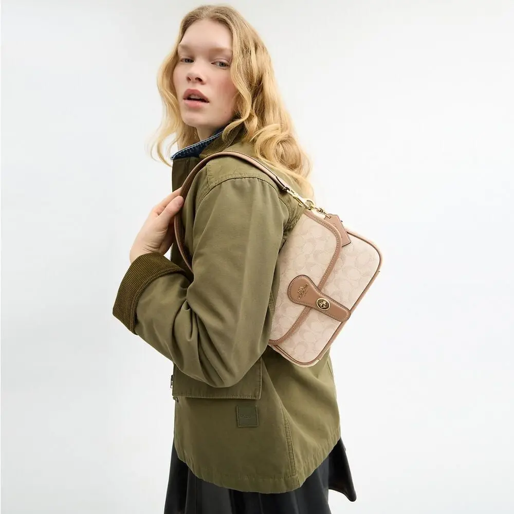 Alternative view of Túi Coach Hadley Shoulder Bag 'Natural' CAK49-IMLG6