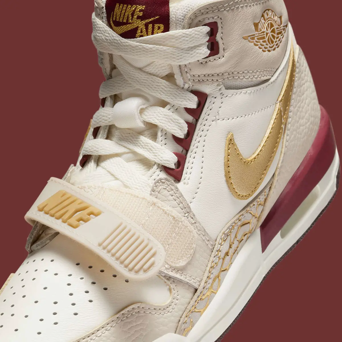 Alternative view of Giày Nike Air Jordan Legacy 312 GS Year Of The Snake 'Burgundy Tint' IB4914-161