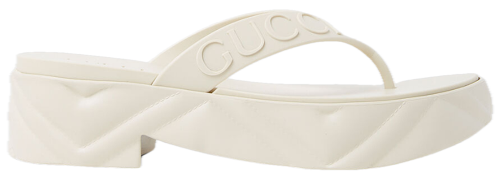 Dép Gucci Platform Thong 'White' 746334-JFM00-9022