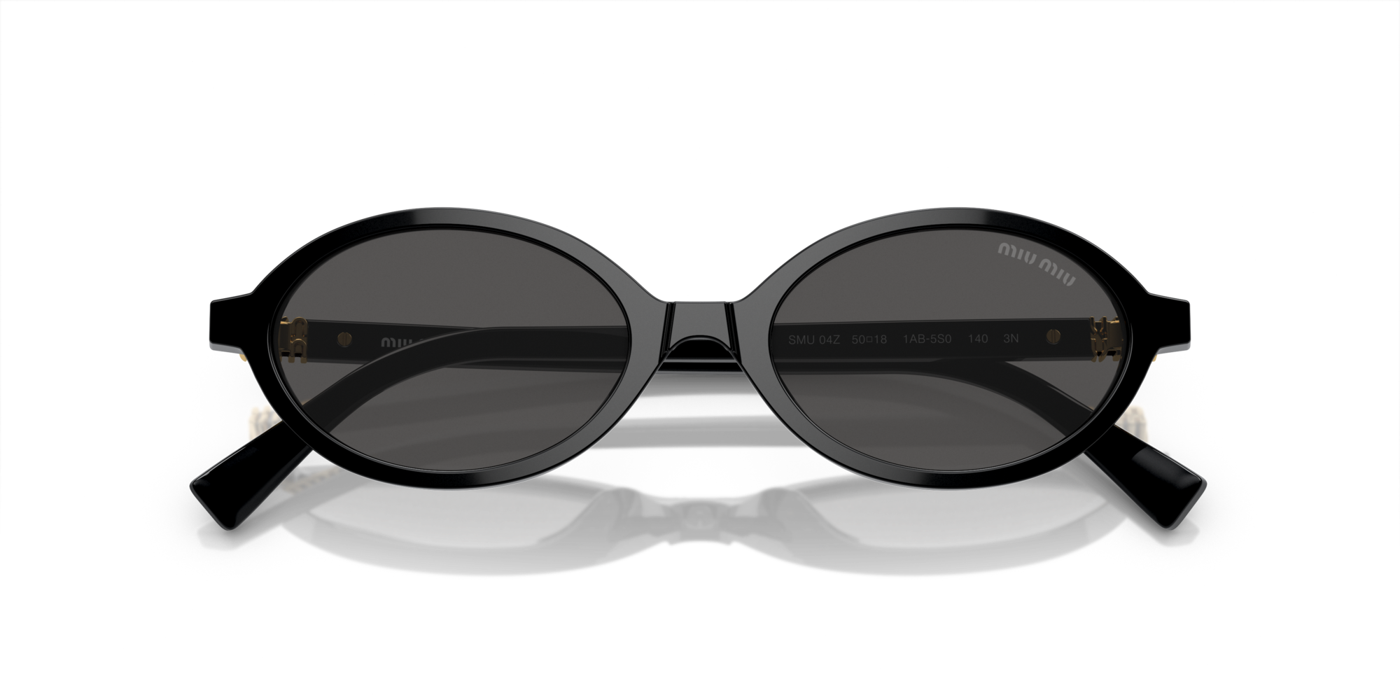 Alternative view of Kính Miu Miu Sunglasses 'Black' MU-04ZS-1AB5S0