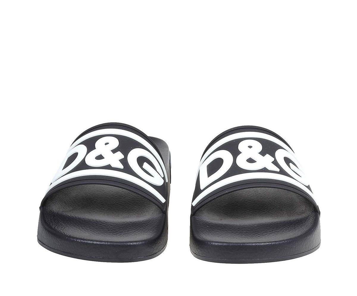 Alternative view of Dép Dolce & Gabbana Logo Sandals 'Black' CS1991AQ85889690