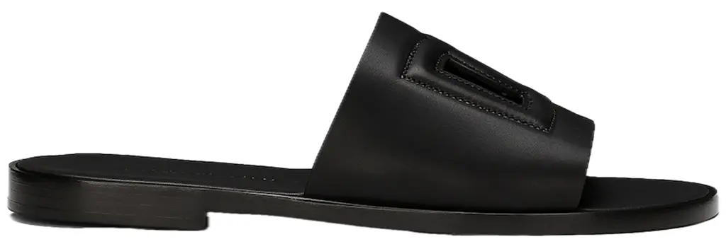 Dép Dolce & Gabbana Calfskin Slide 'Black' A80397AO60280999