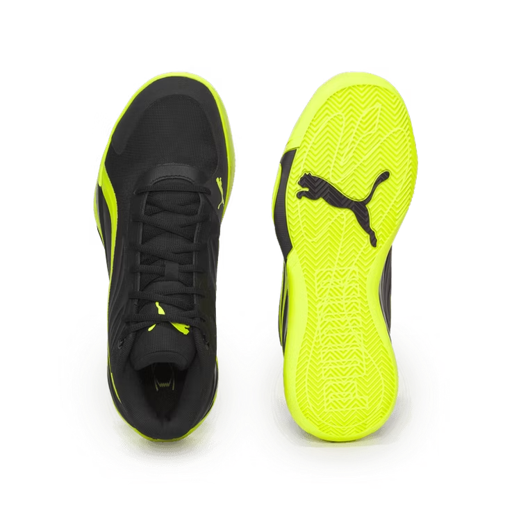 Alternative view of Giày Puma Court Pro 'Black Electric Lime' 310829-03