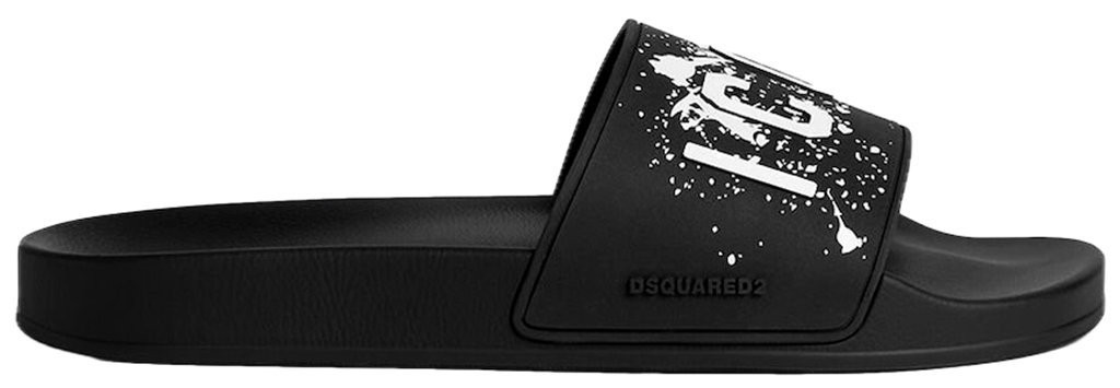 Dép Dsquared2 Icon Splash Slides 'Black' FFM0023172055732124