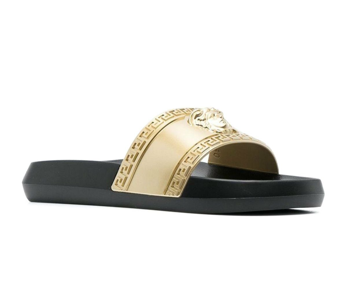 Dép Versace Palazzo Medusa Pool Slide 'Gold' 1008733-DGOLG-2X090 - Ảnh 4