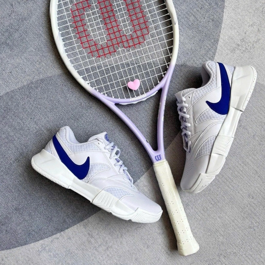 Alternative view of Giày Nike Court Lite 4 'Amethyst Tint White Deep Night' FD6575-500