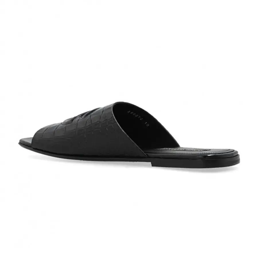 Alternative view of Dép Dolce & Gabbana Crocodile Skin Slide 'Black' A80272AC60680999