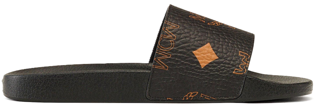 Dép MCM Maxi Visetos Slides 'Black Orange' MESDAMM01BK036