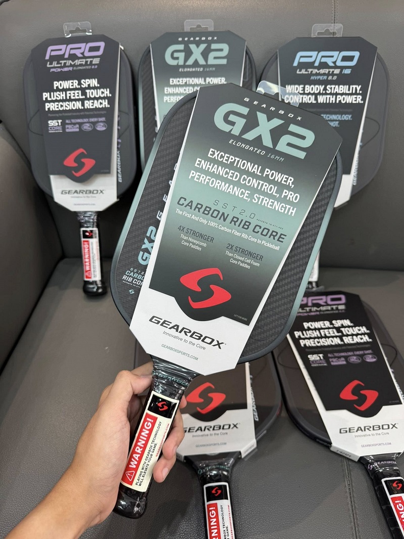 Gearbox GX2 Power – Cây vợt mang lại sức mạnh tối đa trong mỗi đòn đánh