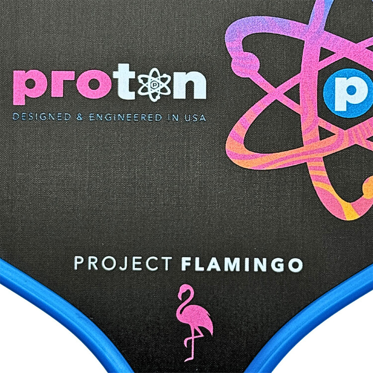 Alternative view of Vợt Pickleball Proton Series Three Flamingo 15mm 'Blue Pink'