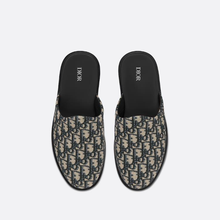 Alternative view of Dép Dior Indior Mule 'Black Grey' 3SA097ZJU-H961