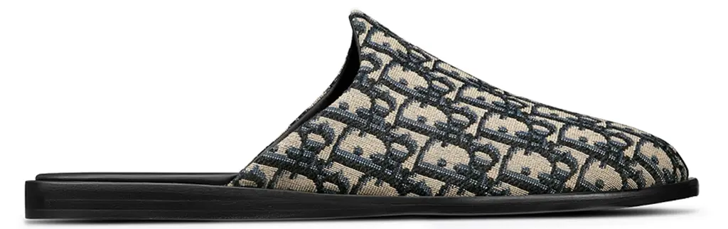 Dép Dior Indior Mule 'Black Grey' 3SA097ZJU-H961