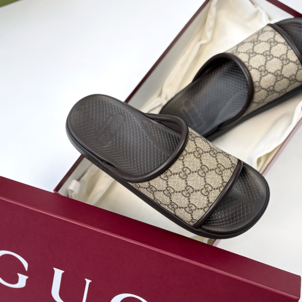 Alternative view of Dép Gucci Slide 'Brown' 816356-96GI0-9744