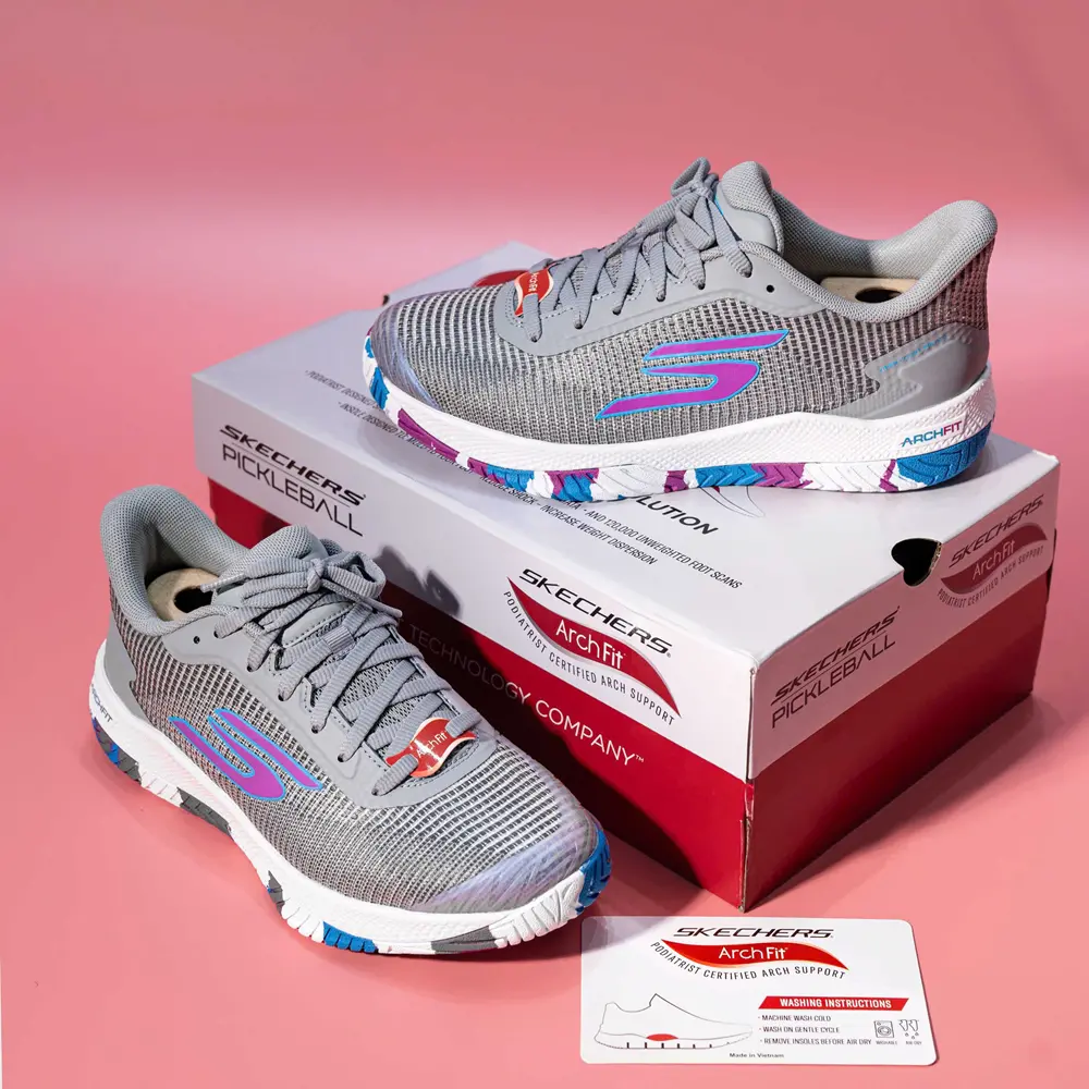 Alternative view of Giày Skechers Viper Court Pro 2.0 'Grey' 172109-GRY