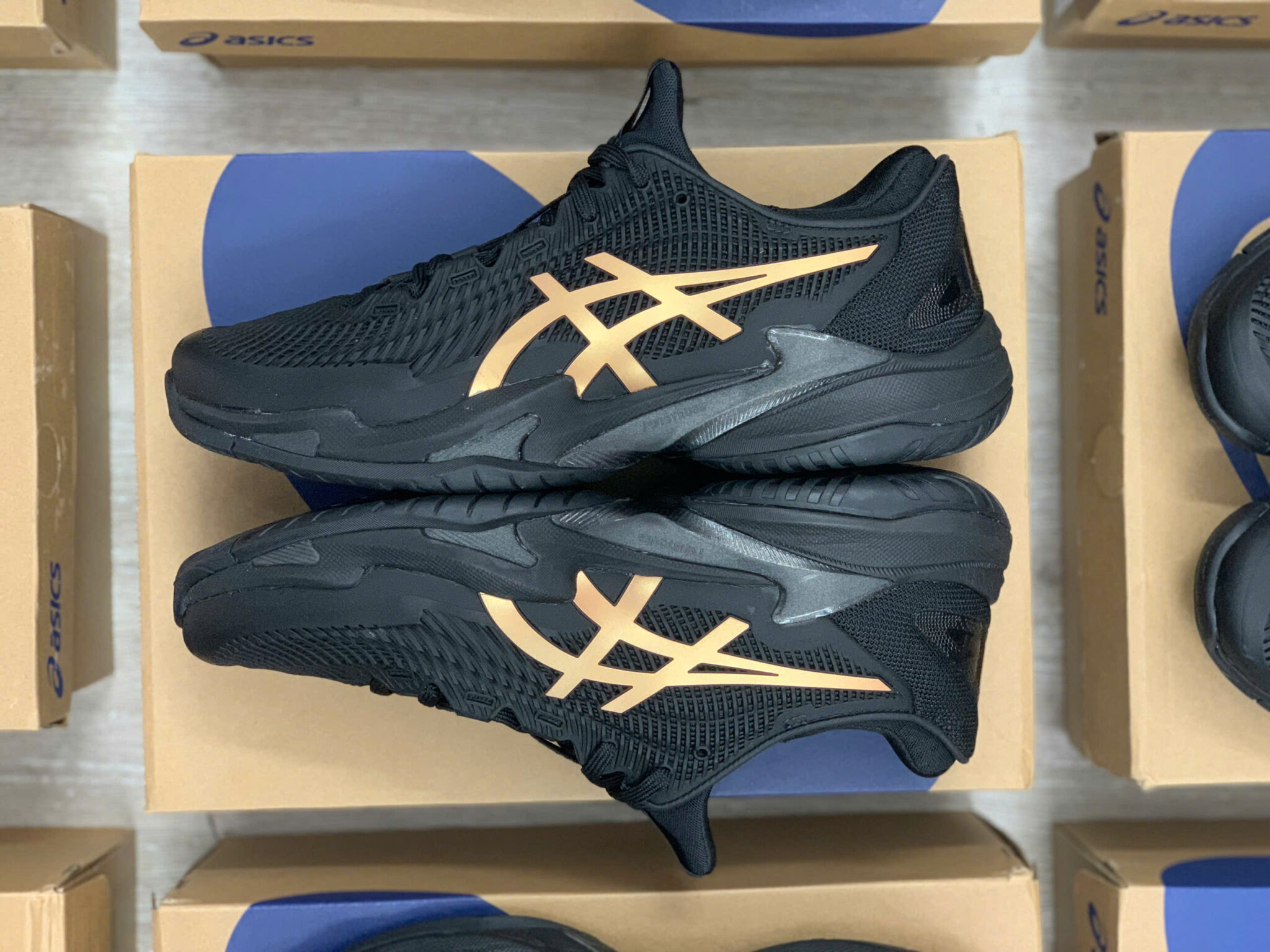 Giày Asics Court FF 3 Novak Night Energy 'Black' 1041A527-960 - Ảnh 3