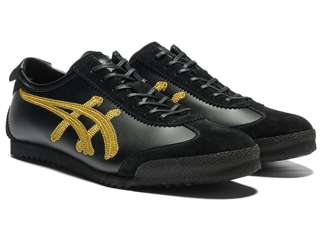 Giày Onitsuka Tiger Mexico 66 Deluxe NM 'Black Gold' 1181A605-001 - Ảnh 5