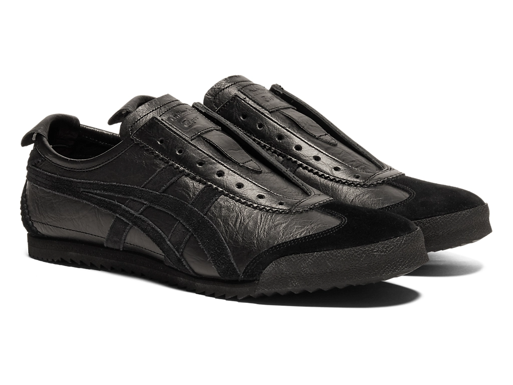 Giày Onitsuka Tiger Mexico 66 Slip-on Deluxe NM 'Black' 1181A607-001 - Ảnh 5