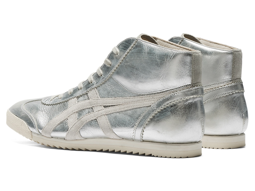 Giày Onitsuka Tiger Mexico Mid Deluxe NM 'Silver' 1181A608-020 - Ảnh 4