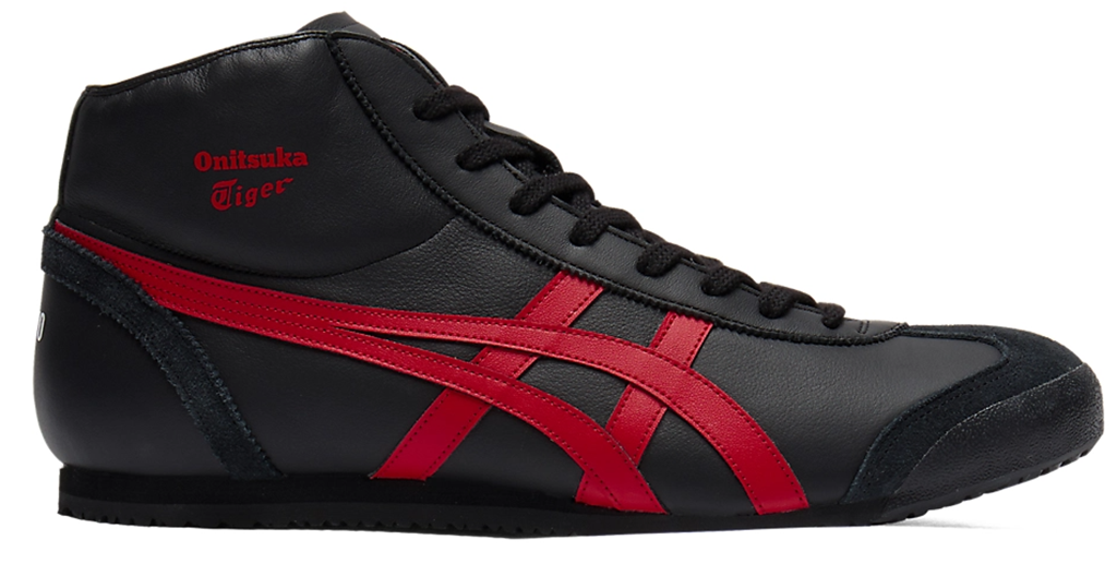 Giày Onitsuka Tiger Mexico Mid Runner 'Black Red' 1183B577-001
