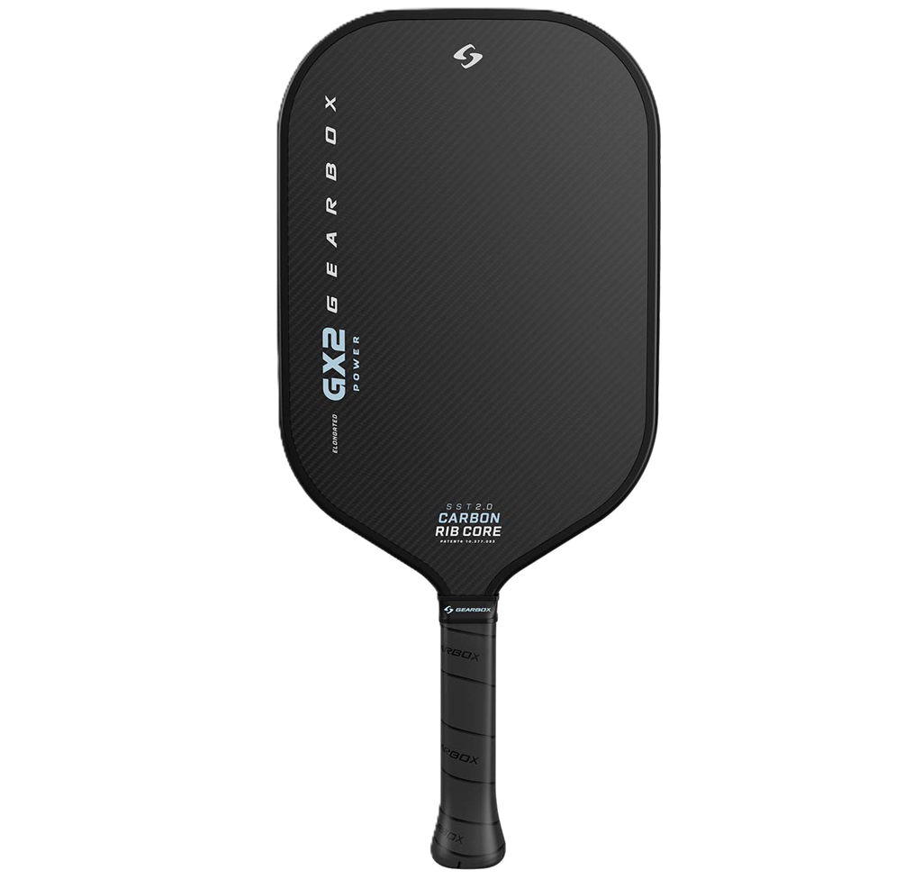 Vợt Pickleball Gearbox GX2 Power Elongated 16mm 'Black'