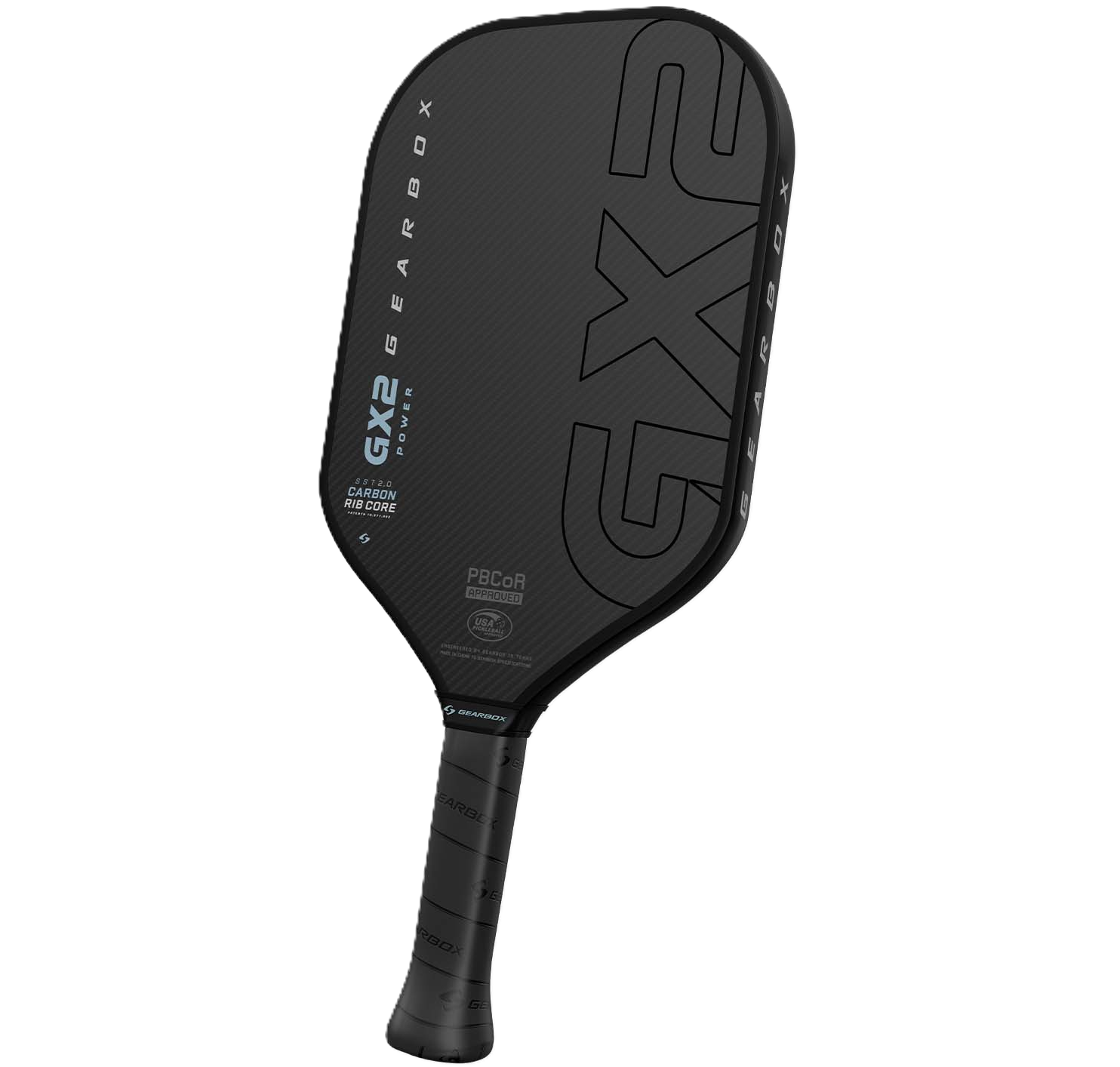Vợt Pickleball Gearbox GX2 Power Hybrid 16mm 'Black' - Ảnh 5