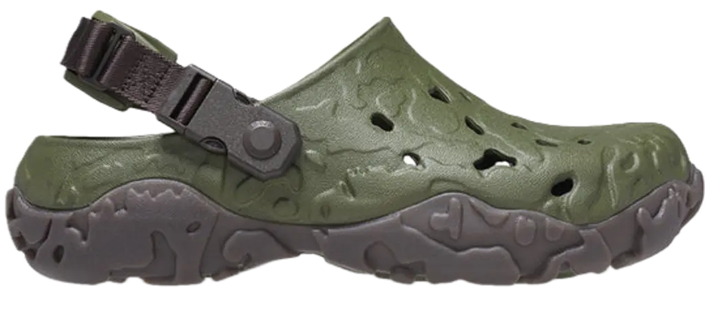 Dép Crocs All-Terrain Clog 'Army Green Espresso' 208391-32C