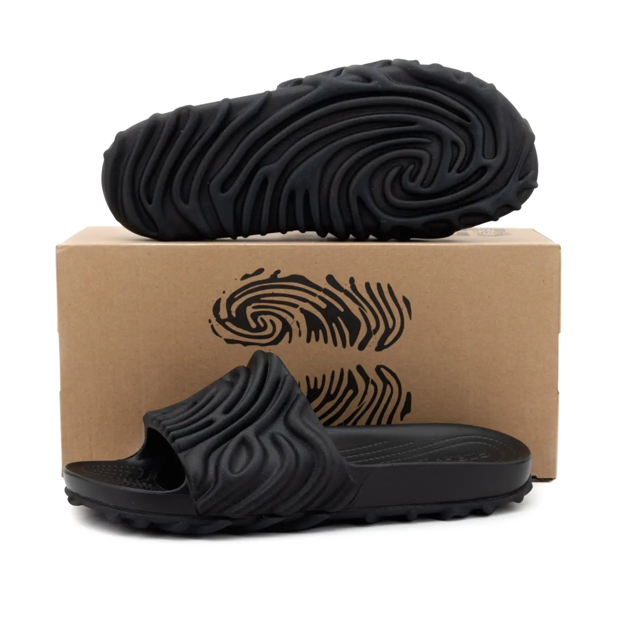 Alternative view of Dép Crocs Pollex Slide By Salehe Bembury Sasquatch 'Black' 208685-0KV