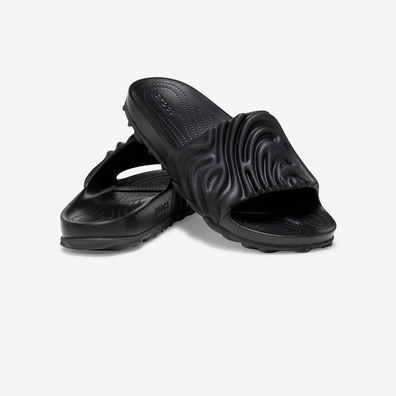 Dép Crocs Pollex Slide By Salehe Bembury Sasquatch 'Black' 208685-0KV - Ảnh 3