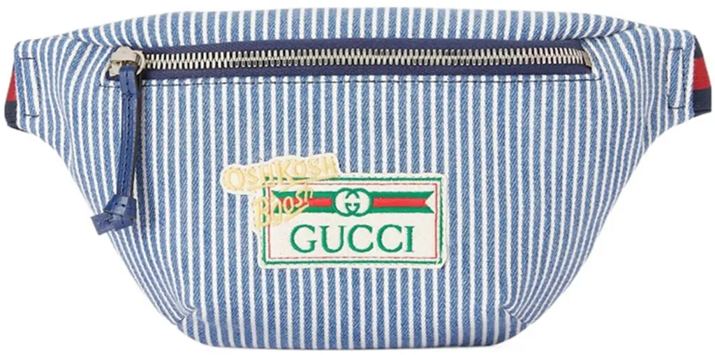 Túi Gucci Cotton Fabric Fanny Pack 'Blue' 502095-FACAM-4046