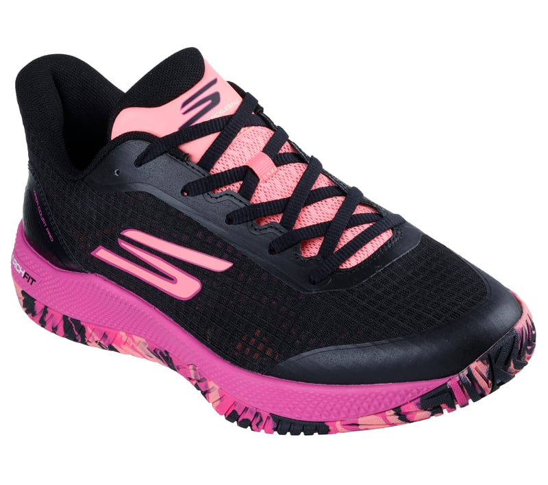 Alternative view of Giày Skechers Viper Court Pro 'Black Pink' 246069-BKHP