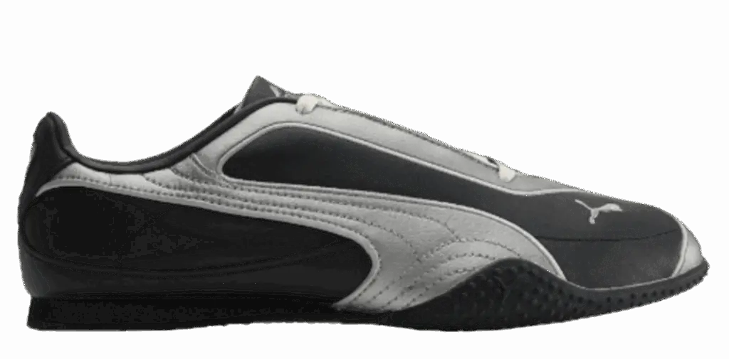 Giày Puma Bella V2 Leather 'Black Aged Silver' 404043-01