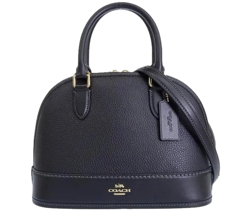 Túi Coach Sabrina Satchel Bag 'Black' CAM55-IMBLK