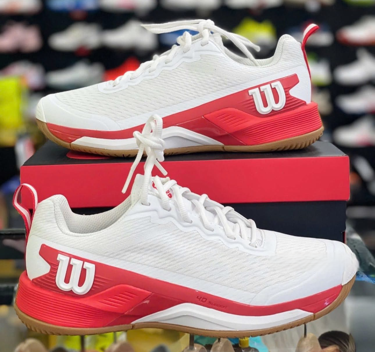 Giày Wilson Rush Pro 4.5 'White Infrared' WRS336610 - Ảnh 5