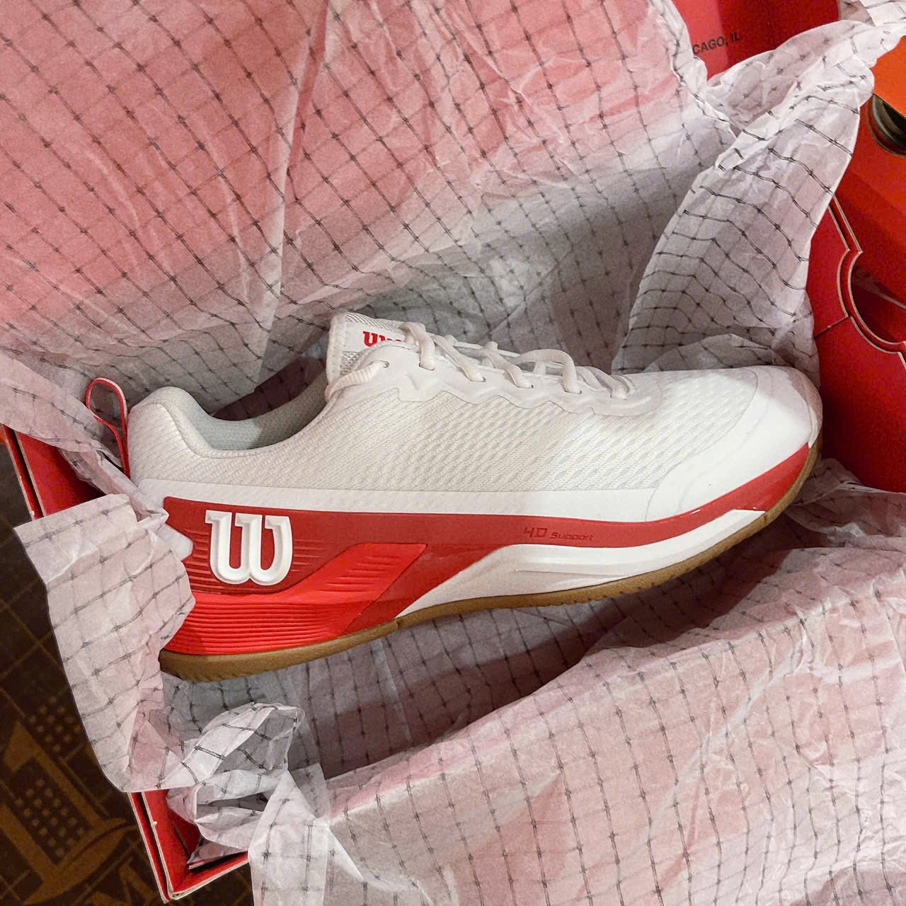 Giày Wilson Rush Pro 4.5 'White Infrared' WRS336610 - Ảnh 4