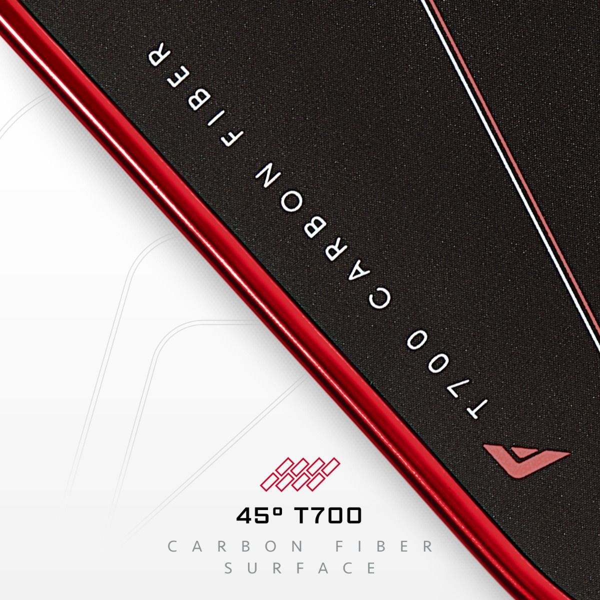 Vợt Pickleball Franklin C45° Carbon Fiber Paddle 'Red' - Ảnh 3