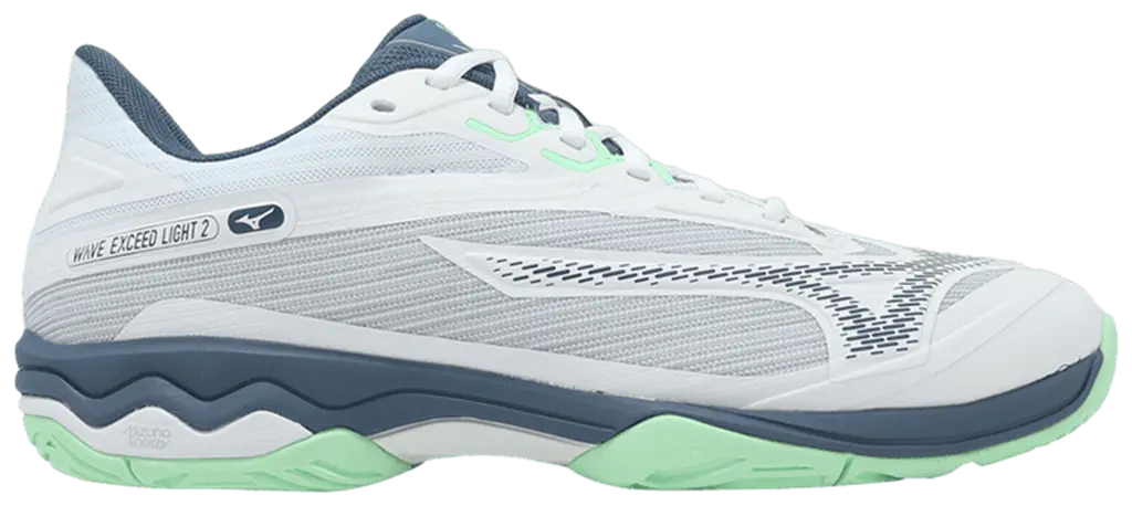 Giày Mizuno Wave Exceed Light 2 AC 'White Vintage Indigo Mint' 61GA231837