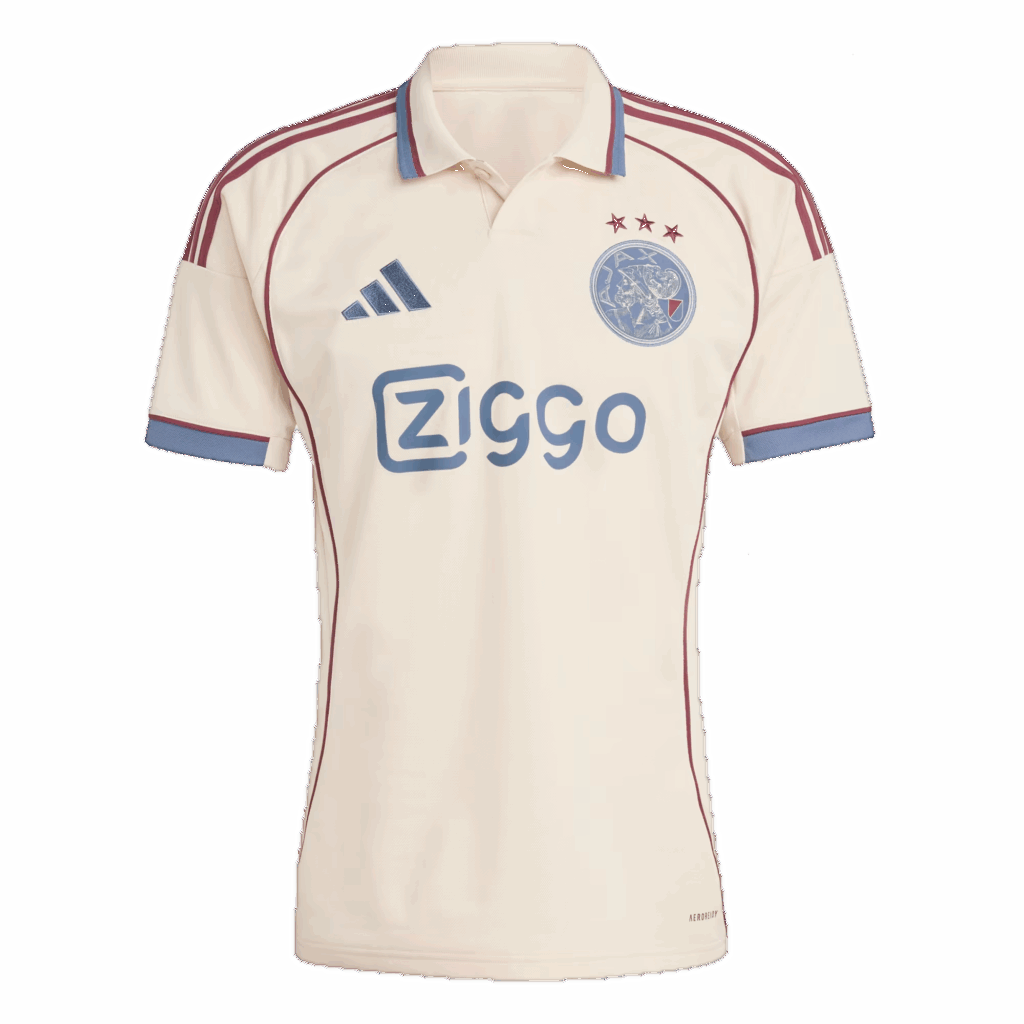 Áo Adidas Ajax Amsterdam SS25 25/26 'Ivory' JP1446