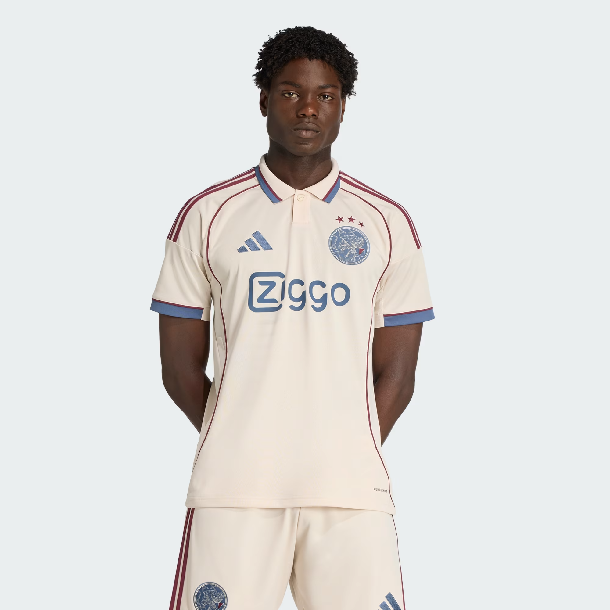 Alternative view of Áo Adidas Ajax Amsterdam SS25 25/26 'Ivory' JP1446