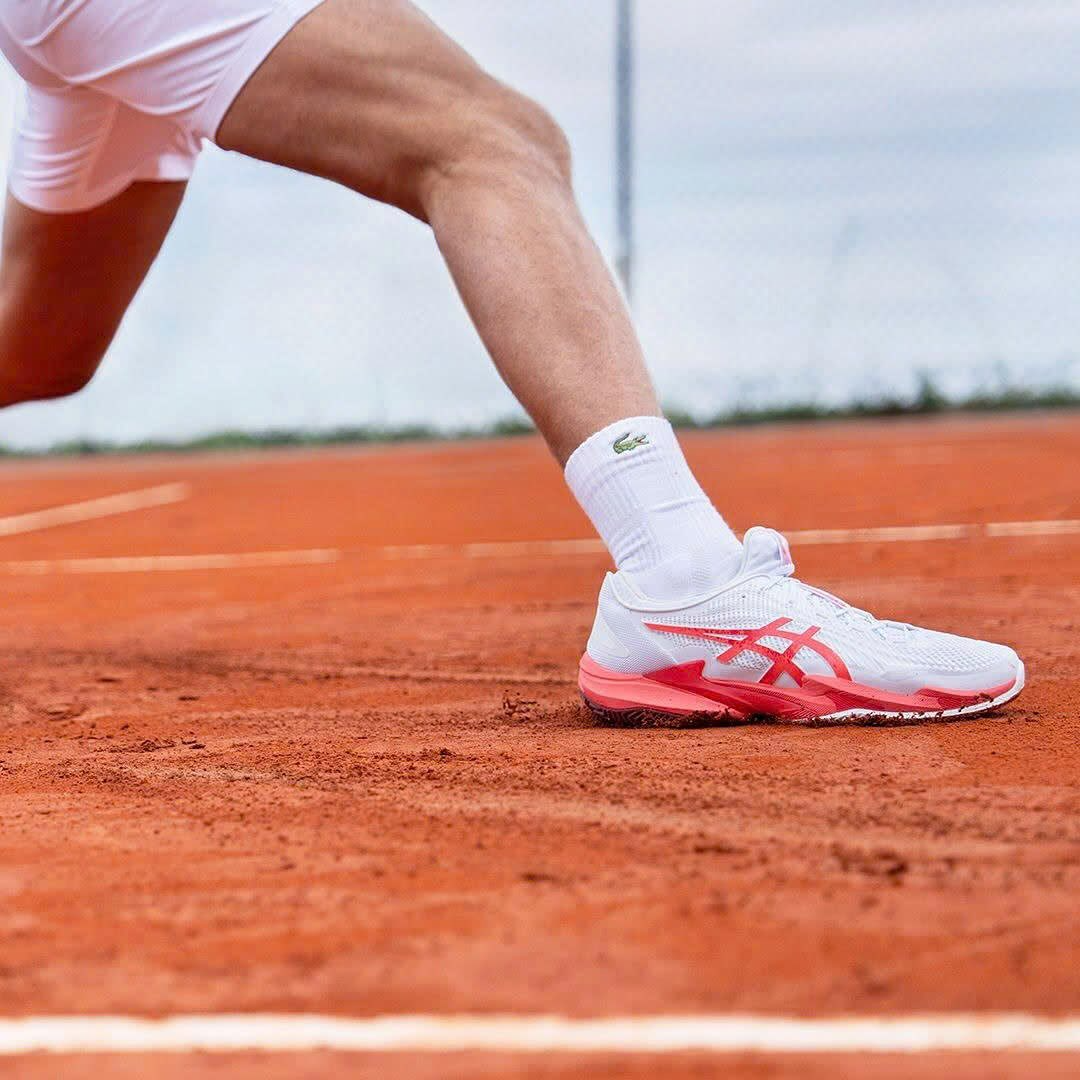 Giày Asics Court FF 3 Novak 'Cream Red' 1041A522-968 - Ảnh 3