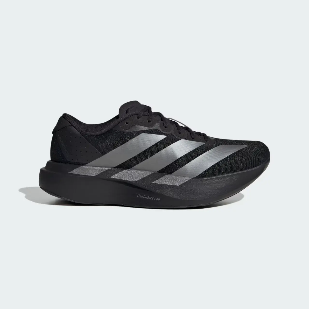 Alternative view of Giày Adidas Adizero EVO SL 'Black & Iron Metallic' JP7147