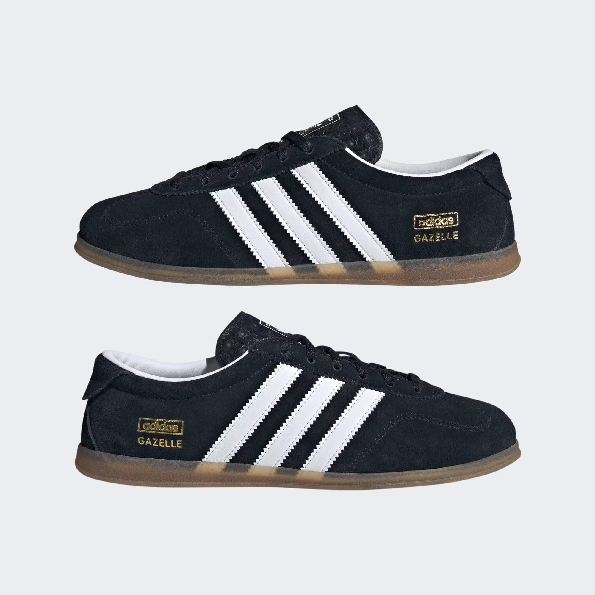 Giày Adidas Gazelle Lo Pro 'Black White Gum' JR8886 - Ảnh 6