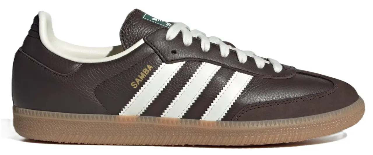 Giày Adidas Samba OG 'Dark Brown White' JR0891
