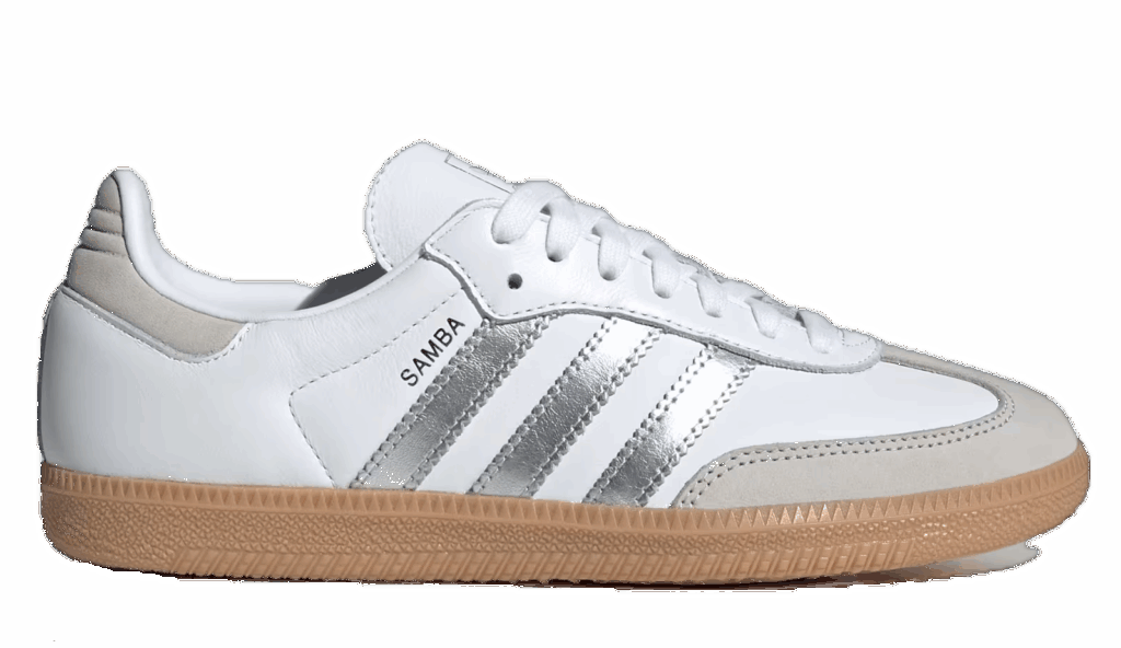 Giày Adidas Samba OG 'White Silver Metallic Grey' JI2725