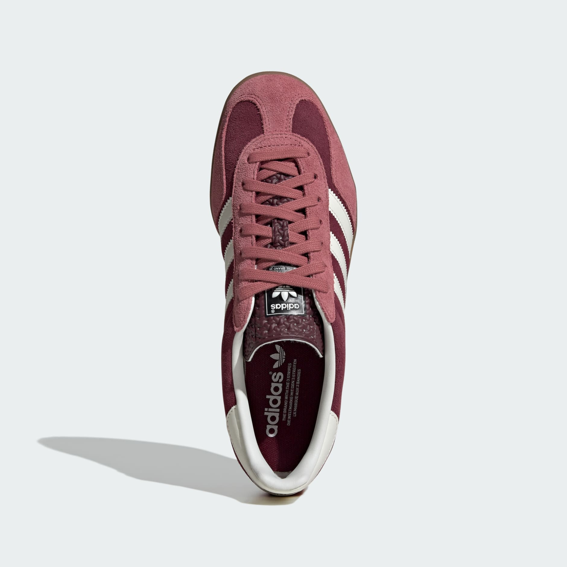 Alternative view of Giày Adidas Gazelle Indoor 'Maroon Preloved Crimson' IF9647